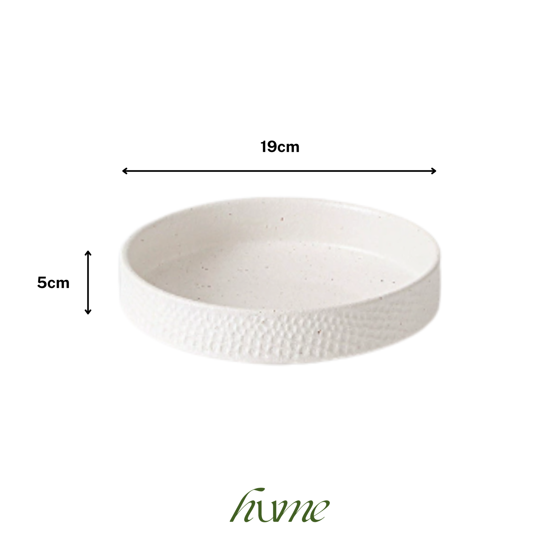 Scoop Dish - Ivory 7.5"