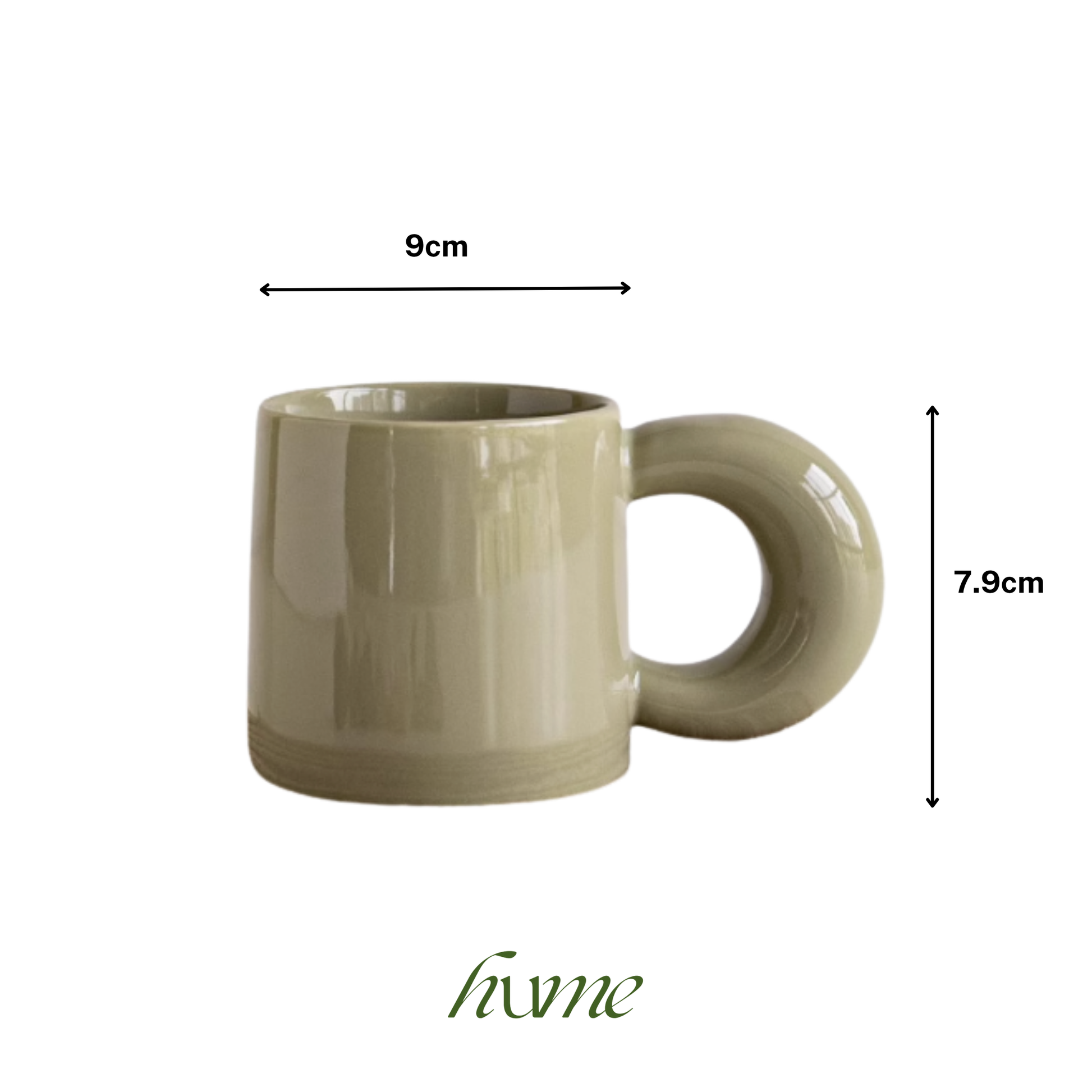 Loopy Mug (Olive) (220ML)