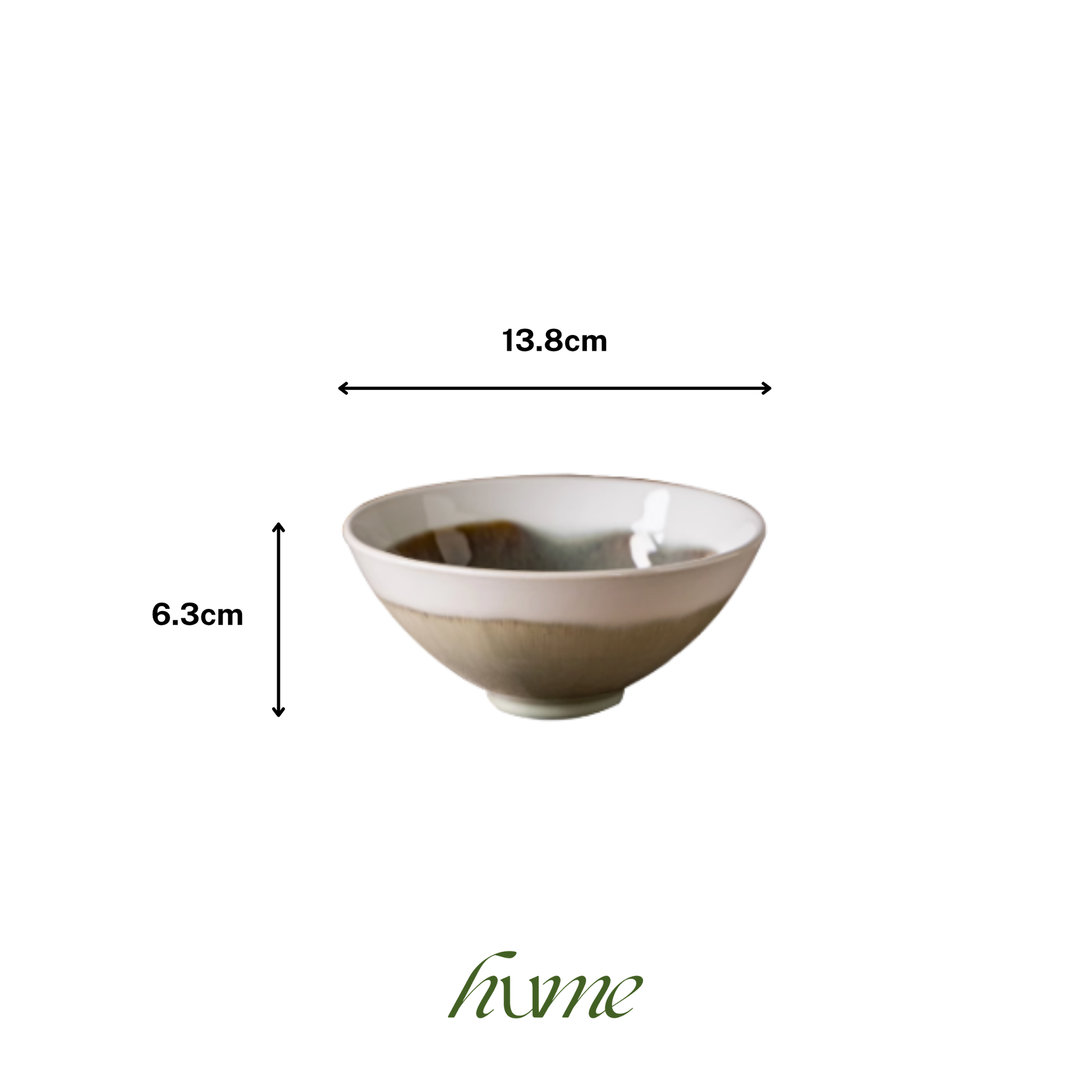 5.4" Jade Rice Bowl (Yellow-Green)