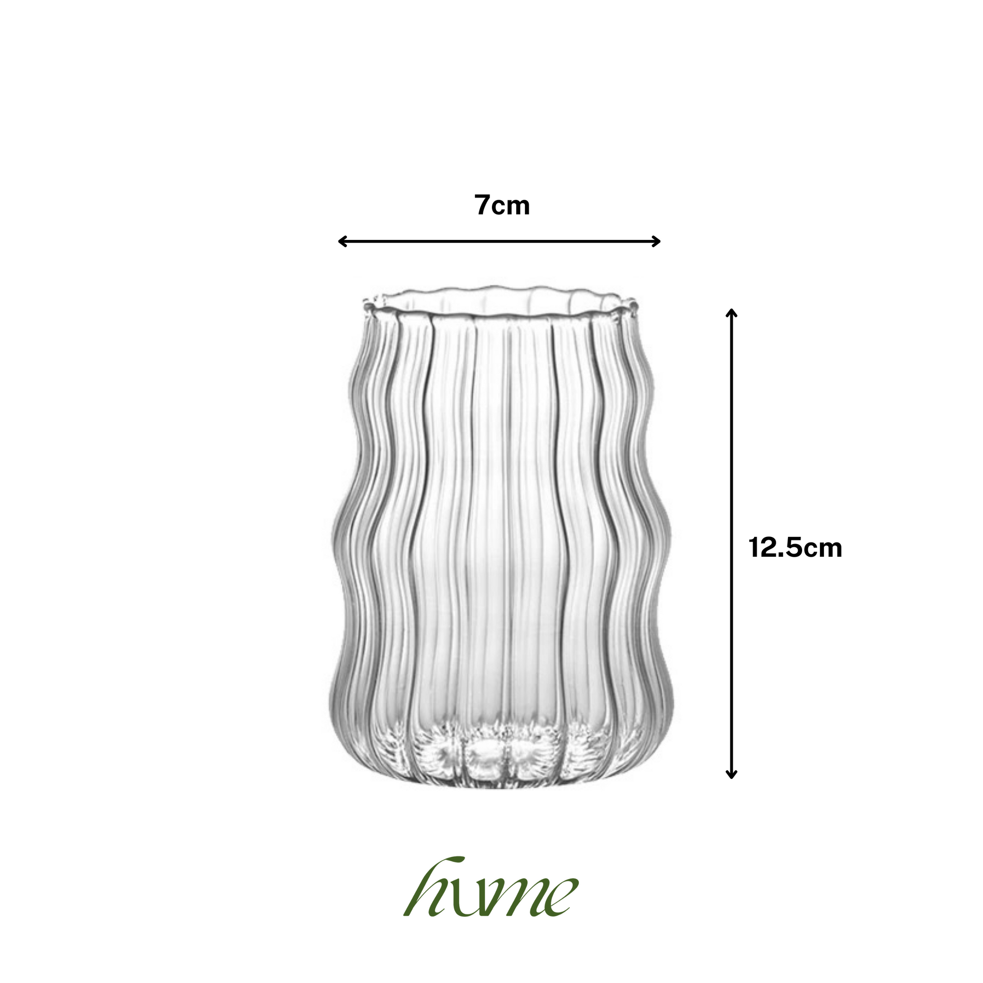 Ripple Glass - Tall (530ML)